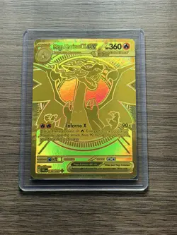 Pokemon TCG Mega Charizard X EX PFL 130/094 Gold Hyper Rare Near Mint Fast Ship - Image 1