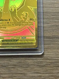 Pokemon TCG Mega Charizard X EX PFL 130/094 Gold Hyper Rare Near Mint Fast Ship - Image 4