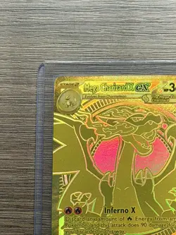 Pokemon TCG Mega Charizard X EX PFL 130/094 Gold Hyper Rare Near Mint Fast Ship - Image 5