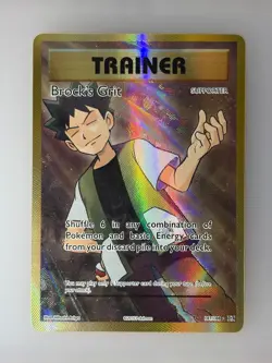 Brock's Grit (Full Art) 107/108 Pokemon XY - Evolutions Holo Ultra Rare NM - Image 1