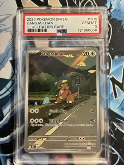 Pokemon Kangaskhan 204/182 Destined Rivals Illustration Rare PSA 10 GEM MINT - Image 1