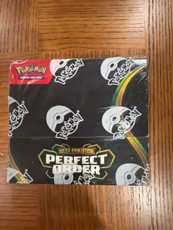Pokemon Mega Evolution Perfect Order Booster Box Sealed - Image 1