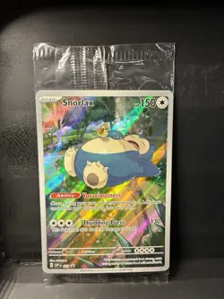 Pokemon TCG Snorlax 051 SV Scarlet & Violet Black Star Promo Sealed - Image 1