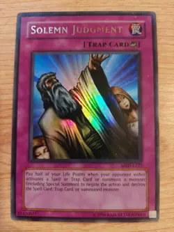 Solemn Judgment - MRD-E127 - Lightly Played LP - Ultra Rare - Unlimited - Image 1