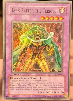 Dark Balter the Terrible LOD-002 1st Edition NM [Yu-Gi-Oh! Legacy of Darkness] - Image 3