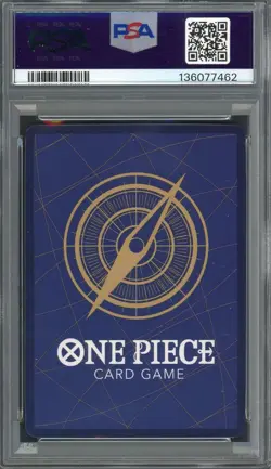 PSA 10 Monkey D. Luffy (Alt Art) 1st Anniversary OP05 ST01-012 EN One Piece B20 - Image 2