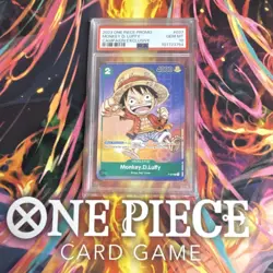 Monkey D Luffy P-037 Promo One Piece TCG PSA 10 - Image 1