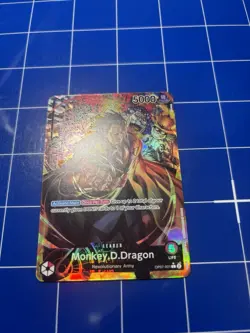 One Piece Monkey D. Dragon OP07-001 500 Year Future Leader Special Alt Art Holo - Image 2