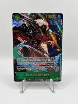 One Piece CCG Dracule Mihawk OP14-119 Alt Art SEC - English - NM+ - Image 1