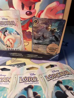 NEW Disney Lorcana: Fabled Collection Starter Set & Deck + 6 Booster Packs! Cool - Image 2