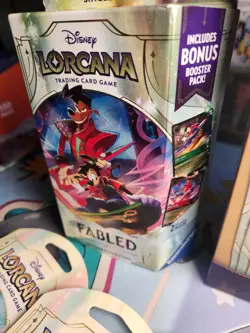 NEW Disney Lorcana: Fabled Collection Starter Set & Deck + 6 Booster Packs! Cool - Image 3