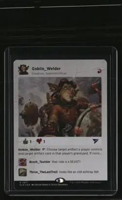 Secret Lair Drop Series Goblin Welder (Rainbow Foil) - Image 1