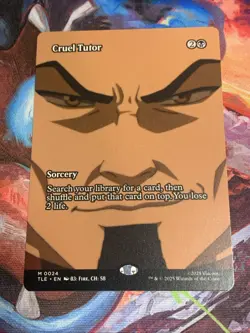 MTG Cruel Tutor (Borderless) Avatar The Last Airbender : Mythic Rare Mint - Image 1