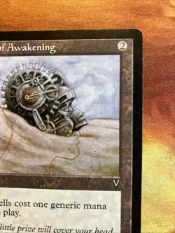 MTG Helm of Awakening Visions Lightly Played Condition Artifact Vintage! - Image 4