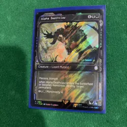 Alpha Deathclaw (Showcase) -Foil Near Mint MTG Universes Beyond: Fallout - Image 1