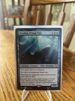 Nezahal, Primal Tide Commander Legends Regular CMR 401 Rare Blue Elder Creature - Image 1