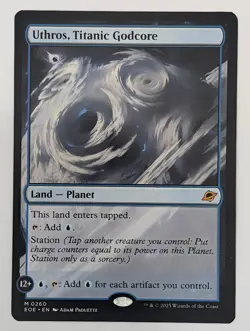 (Normal) Uthros, Titanic Godcore (260) Edge of Eternities Mtg NM - Image 1