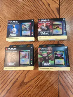 MTG Commander Deck - Fallout Deck Case (Set of 4 Decks) - Image 1