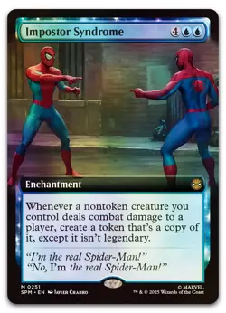 Impostor Syndrome (Extended Art) #251 (Foil) (NM) Spider-Man SPM Magic MTG - Image 1