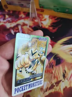 Pokemon Karte Card Electabuzz Elektek Pocket Monster Carddass 1997 japanese NM - Image 3