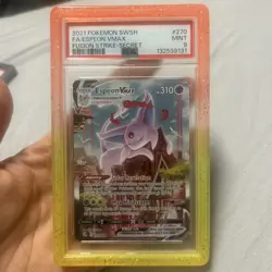 Espeon VMAX Holo Pokemon - Englisch Psa9 Mint incl. Graded Guard Fusion Strike - Image 1