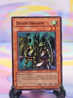 Yu-Gi-Oh TCG Card | Troop Dragon 1st Edition LOD-042 - Image 1