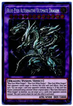 Yu-Gi-Oh Blue-Eyes Alternative Ultimate Dragon TN19-EN001 Prismatic Secret-28qp - Image 1