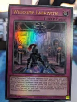 YuGiOh! Welcome Labrynth TAMA-EN023 Ultra Rare 1st Ed - Image 1