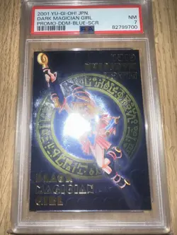 Yugioh! PSA 7 Dark Magician Girl Dungeon Dice Monsters DDM Blue Ultimate Rare - Image 1
