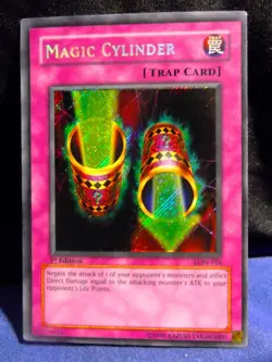 Yu-Gi-Oh! - Magic Cylinder - LON-104 - 1st Edition - Secret Rare - VLP - Image 1