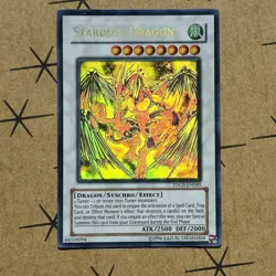 Stardust Dragon TDGS-EN040 Ghost Rare Mint YuGiOh unlimited edition - Image 3