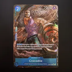 One Piece Crocodile OP09-046 Alt Art SR Parallel Emperors In The New World NM - Image 1