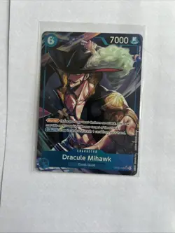 Dracule Mihawk OP09-048 SR AA Alt Art One Piece Card NM/M - Image 1