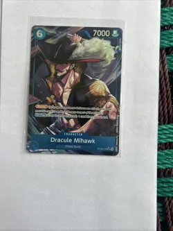 Dracule Mihawk OP09-048 SR AA Alt Art One Piece Card NM/M - Image 2
