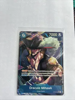 Dracule Mihawk OP09-048 SR AA Alt Art One Piece Card NM/M - Image 5