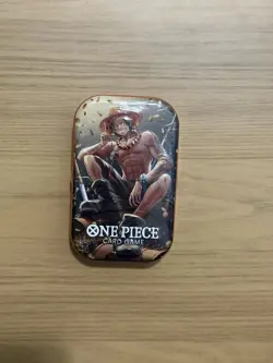 One Piece Card Game Tin Pack Set Vol. 2 - TS-02 - Portgas D. Ace - New & Sealed - Image 1