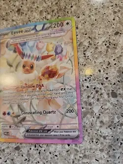 Pokemon Eevee EX TCG Prismatic Evolutions Card 167/131 Special Illustration Rare - Image 2