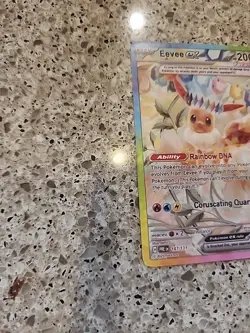 Pokemon Eevee EX TCG Prismatic Evolutions Card 167/131 Special Illustration Rare - Image 3