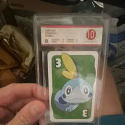 UNO Pokemon Sobble Rare Character Card PCG 10 Graded #3 Japanese - Image 1