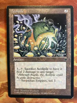 MTG 11 x Rare Artifact Card Lot Fallen Empires Played to Near-Mint Vintage!!! - Image 2