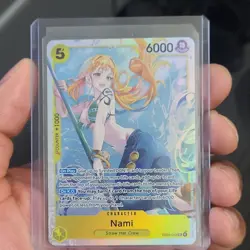 One Piece Trading Card Game By Bandai EB03-053 Nami SR. Near Mint - Image 1