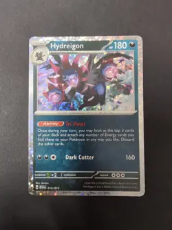 McDonald's Pokemon TCG 2024 Hydreigon Holo Card 010/015 - Image 1