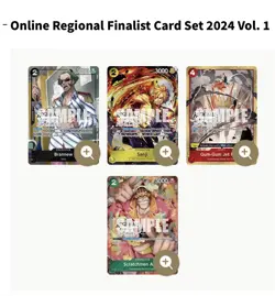 One Piece Card Game - Online Regional 2024 FINALIST Card Vol. 1 - Promo - Image 1