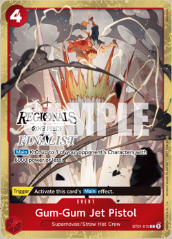 One Piece Card Game - Offline Regional 2024 FINALIST Card Vol. 1 - Promo - Image 4