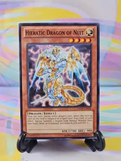 Yu-Gi-Oh TCG Card | Hieratic Dragon of Nuit GAOV-EN018 - Image 1
