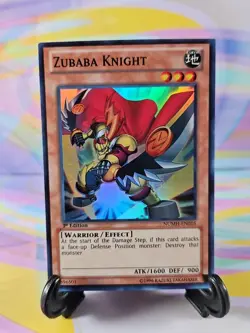 Yu-Gi-Oh TCG Card | Zubaba Knight NUMH-EN016 First Edition - Image 1
