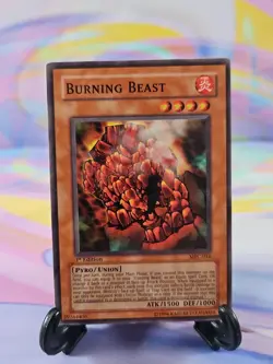 Yu-Gi-Oh TCG Card | Burning Beast 1st Edition MFC-016 - Image 1