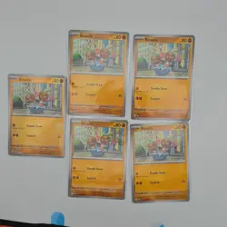 Pokemon Perfect Order Binacle Basic Card Lot 042/088 (4 base / 1 rev holo Cards) - Image 1