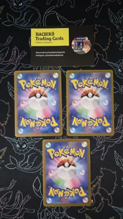 3 card Full Art Trainer Bundle Japanese Pokemon TCG - Image 2