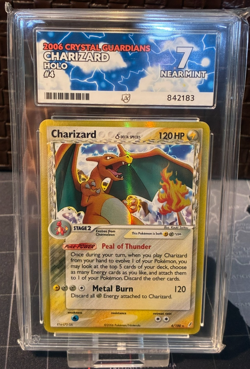 2006 Pokemon Card EX Charizard Crystal Guardians Holo ACE 7 Near Mint 4/100 TCG - Image 1